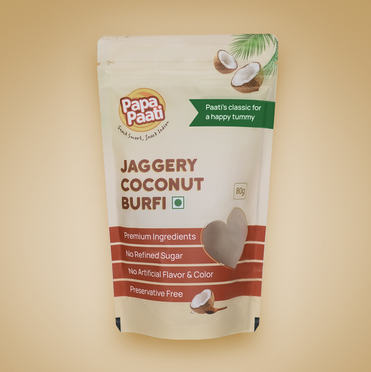 Jaggery Coconut Burfi