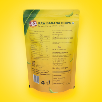 Raw Banana Chips